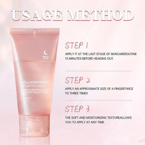 Cocoon Collagen Overnight Wrapping Mask — texture